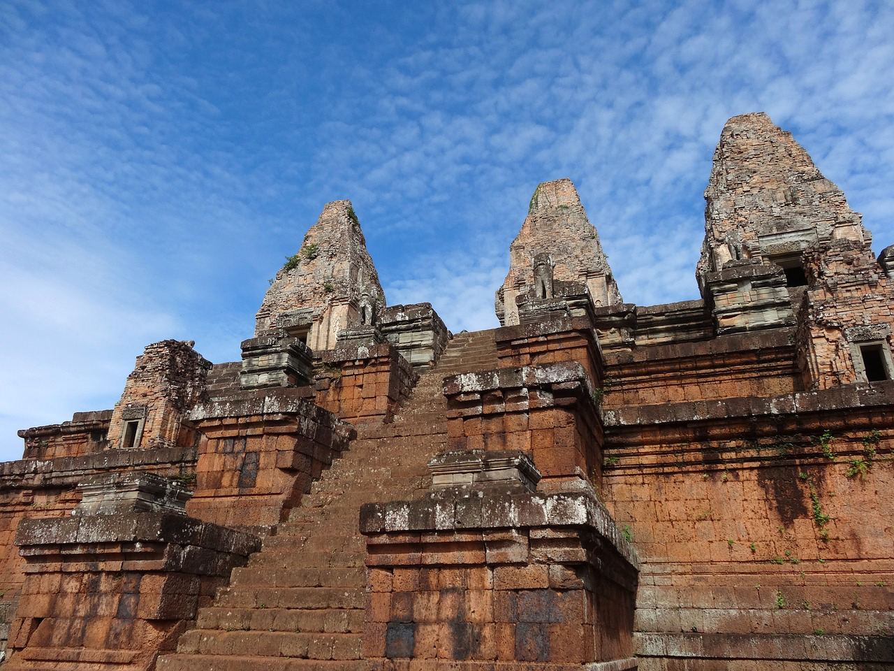 Angkor’s vast complex of intricate stone buildings in Siem Reap