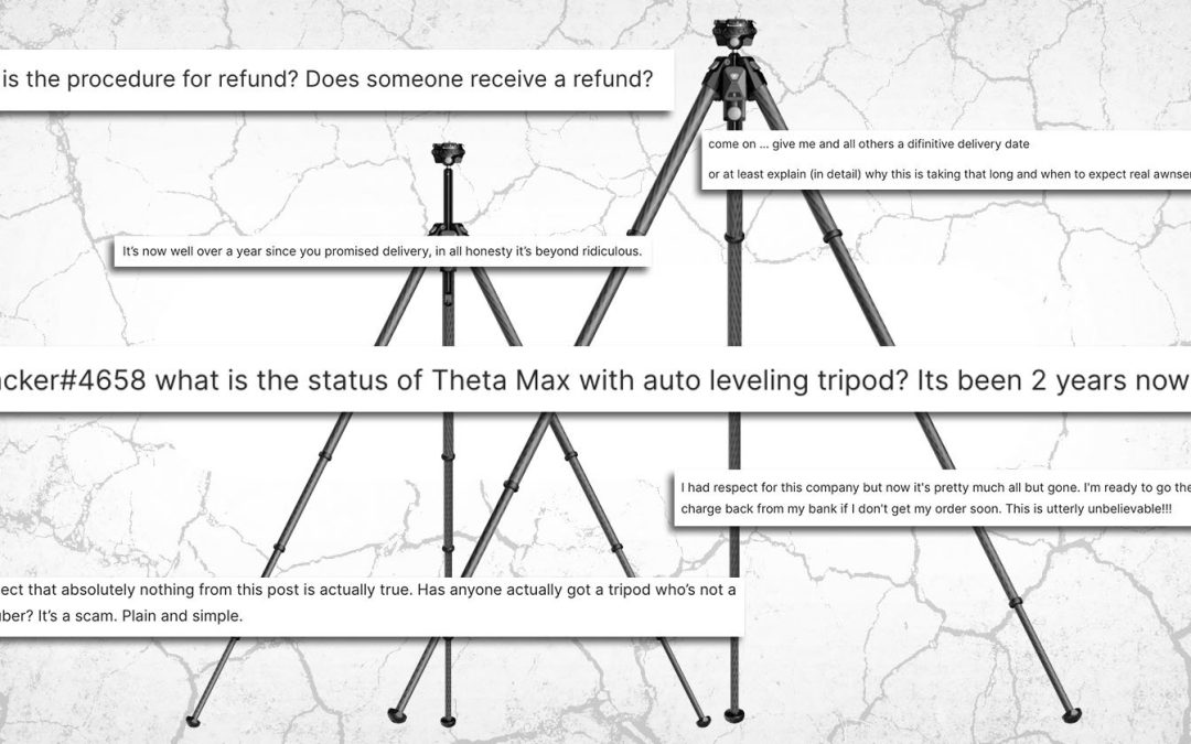 Benro’s Self-Leveling Theta Tripod Kickstarter Hasn’t Gone as Planned